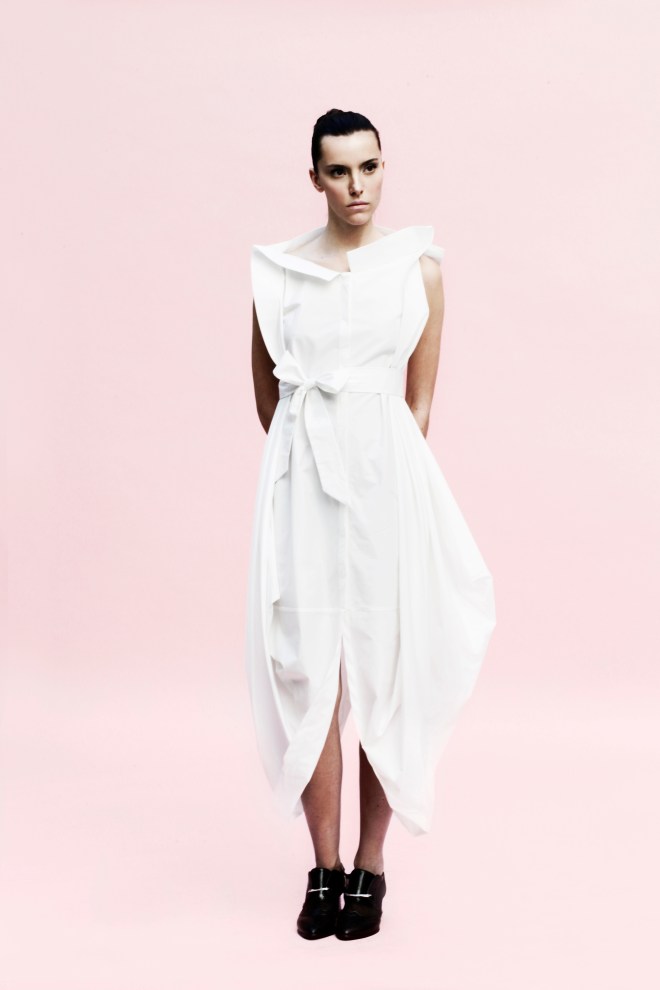 2016SS Peace in Origami shirt dress