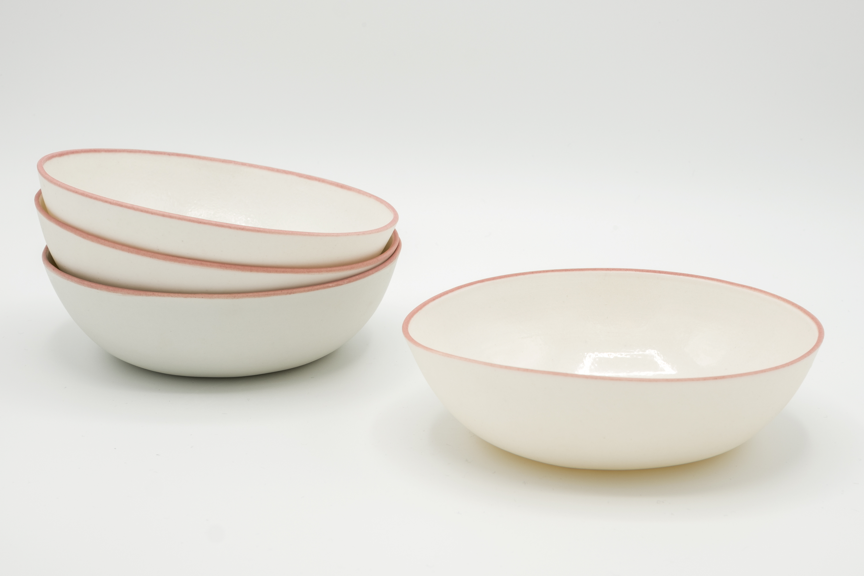 JHA Porcelain Eggshell desert bowl